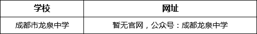 成都市龍泉中學(xué)網(wǎng)址是什么？