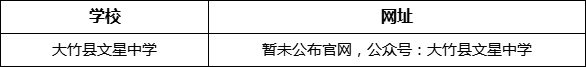 達州市大竹縣文星中學(xué)網(wǎng)址是什么？