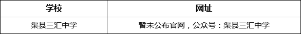 達(dá)州市渠縣三匯中學(xué)網(wǎng)址是什么？