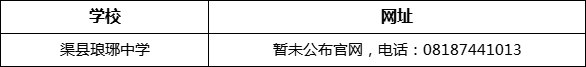 達州市渠縣瑯琊中學網(wǎng)址是什么？