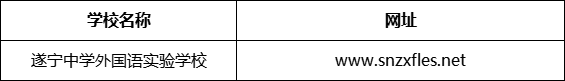 遂寧市遂寧中學(xué)外國語實驗學(xué)校網(wǎng)址是什么？