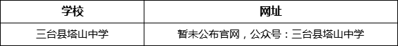 綿陽市三臺(tái)縣塔山中學(xué)網(wǎng)址是什么？