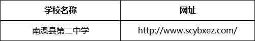 宜賓市南溪縣第二中學(xué)網(wǎng)址是什么？