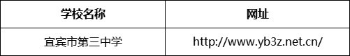 宜賓市第三中學網址是什么？