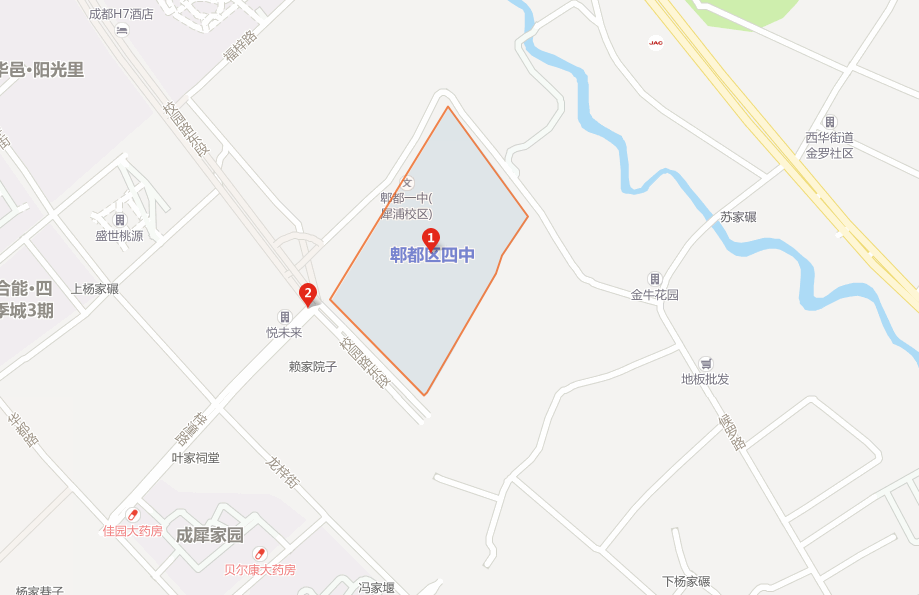 郫縣四中地址在哪里？