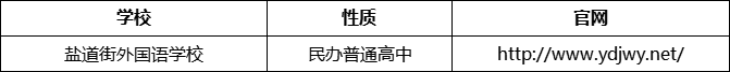 成都市鹽道街外國語學校官網(wǎng)、網(wǎng)址、官方網(wǎng)站